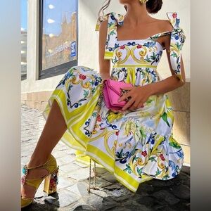 Elegant Multicolor Women's Dress